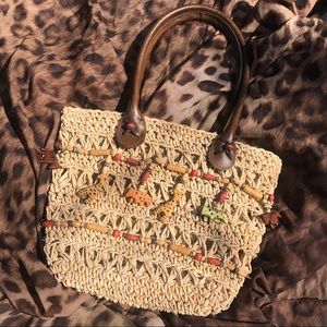 ST. JOHN'S BAY Jungle Bead Bag EUC!